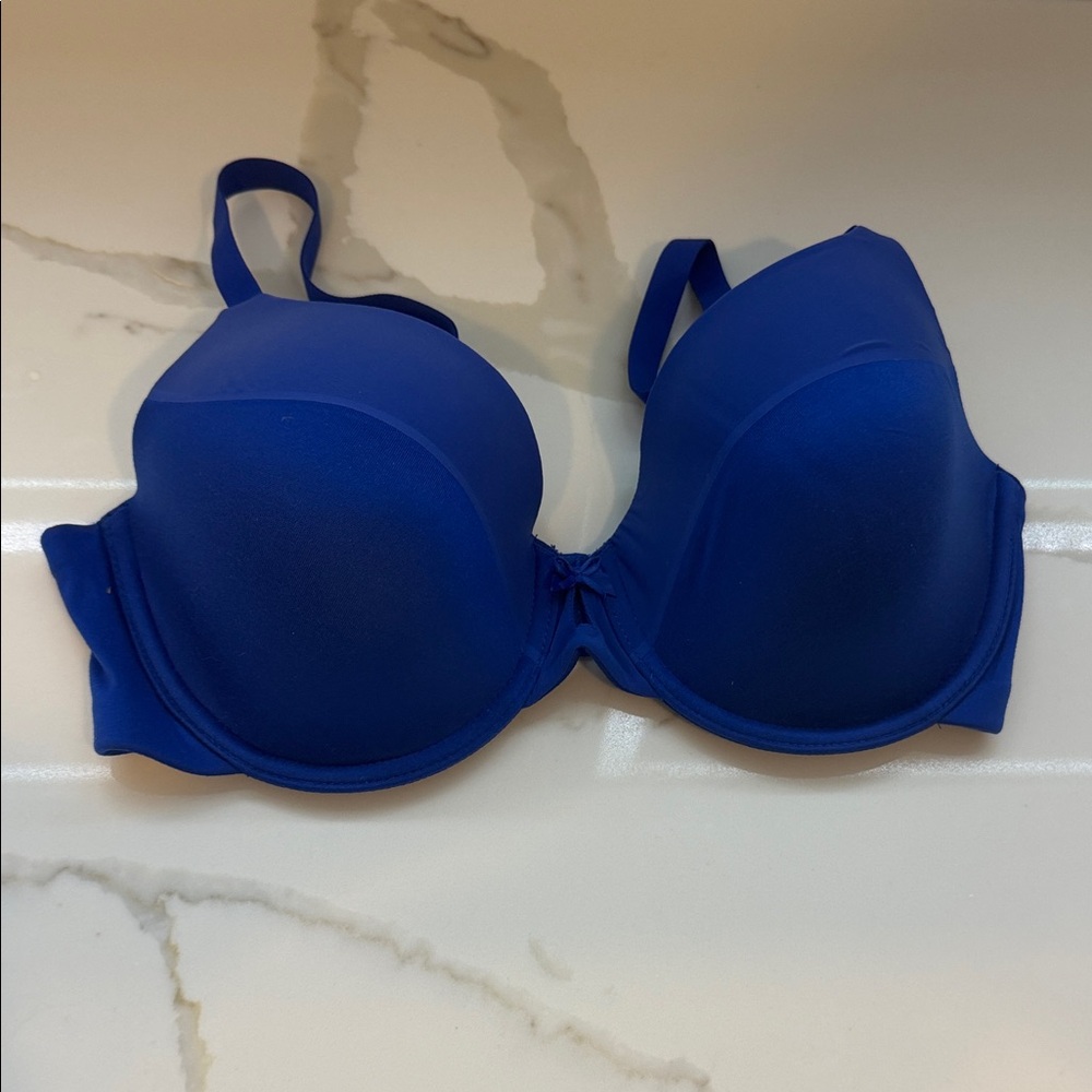 Blue Padded Underwire Bra - Women's Intimates